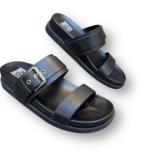 Dolce Vita Women's Black Slide Almany Sandals Size 8 Casual Summer
